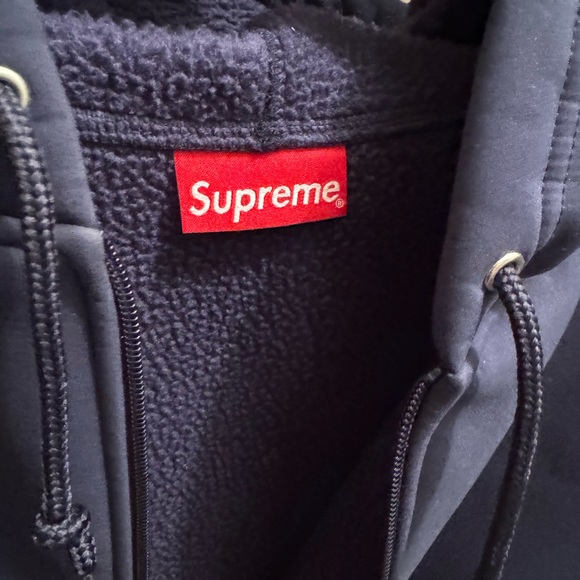 SUPREME Windstopper Zip Up Small Box Logo Sweatshirt/Jacket Size Medium Mens - Picture 6 of 8